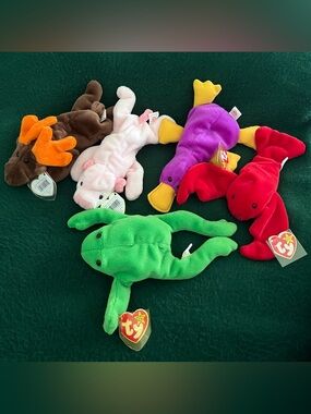 1993 Beanie Babies 5 Original Tagged